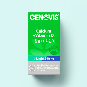 [세노비스] 칼슘+비타민D / 60정